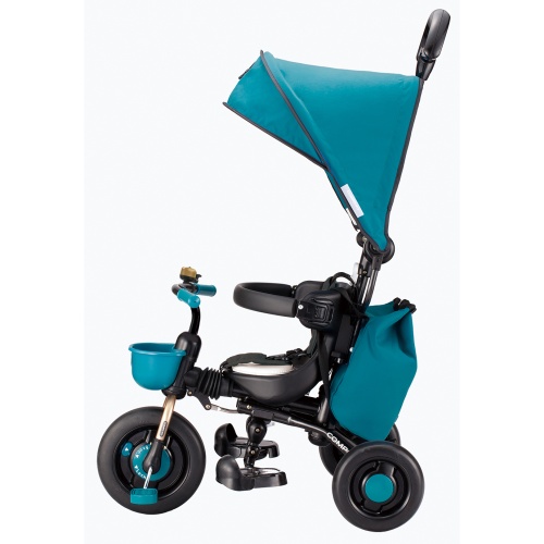 幼児用 三輪車 アイデス 折りたたみおさんぽコンポ グリーン