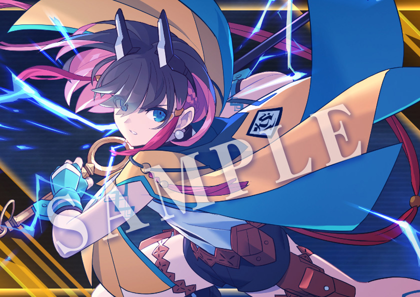 蒼き雷霆 ガンヴォルト ゲーマーズ タペストリー 超次次元ゲイム