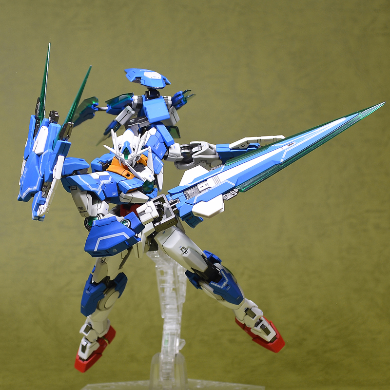 RG ダブルオークアンタフルセイバーの塗装レシピと写真レビュー