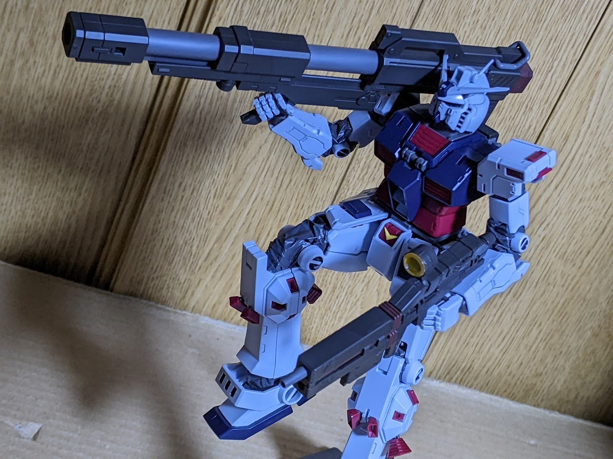 MG フルアーマーガンダム ウェポン＆アーマーハンガー セット 1/100 MG