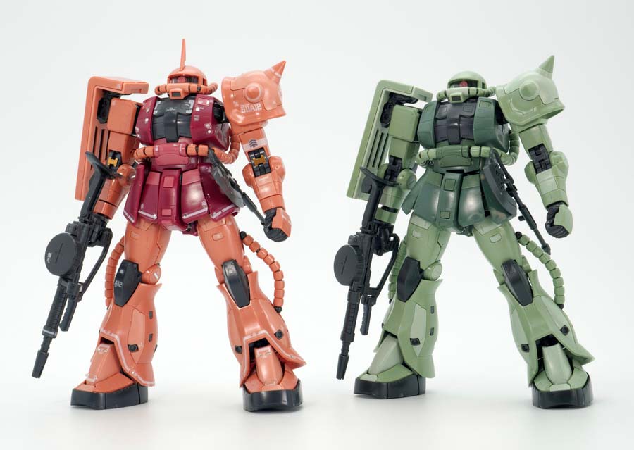 ガンプラ】RG シャア専用ザク レビュー | ポッチのガンプラ＋