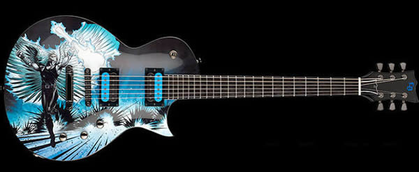 ESP:アメコミとコラボしたエレキギター・シリーズのPVアニメが凄い