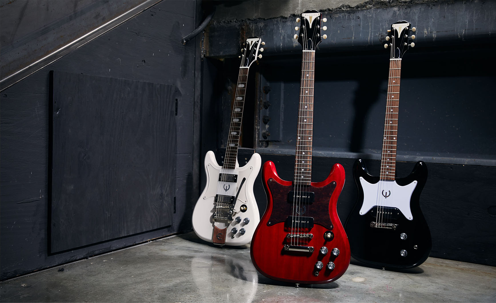 エピフォンのコロネット、ウィルシャー、クレストウッド・カスタムが