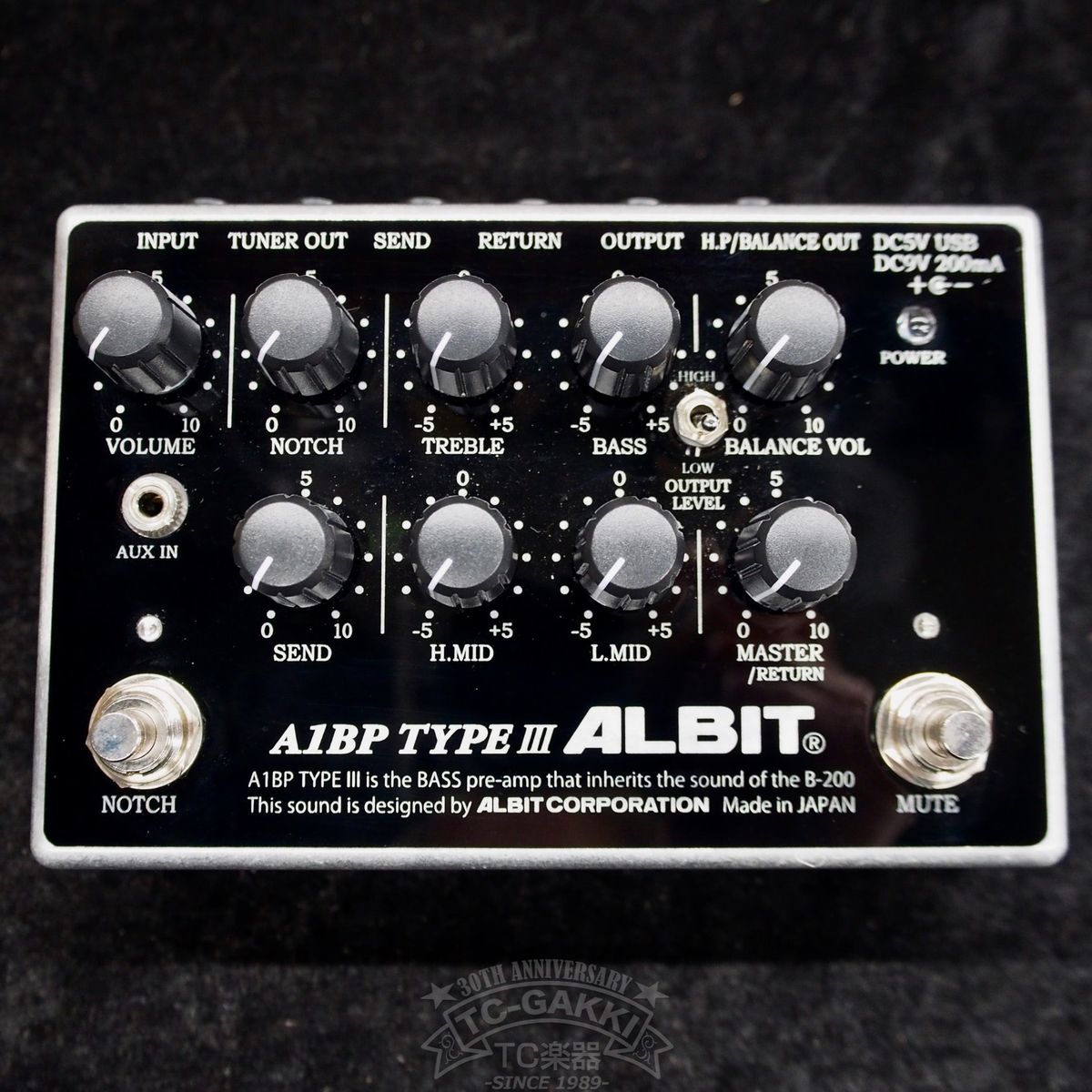 AlBIT A1BP TYPEⅡ BASS PRE-AMP AlBIT A1BP TYPEⅡ BASS PRE-AMP