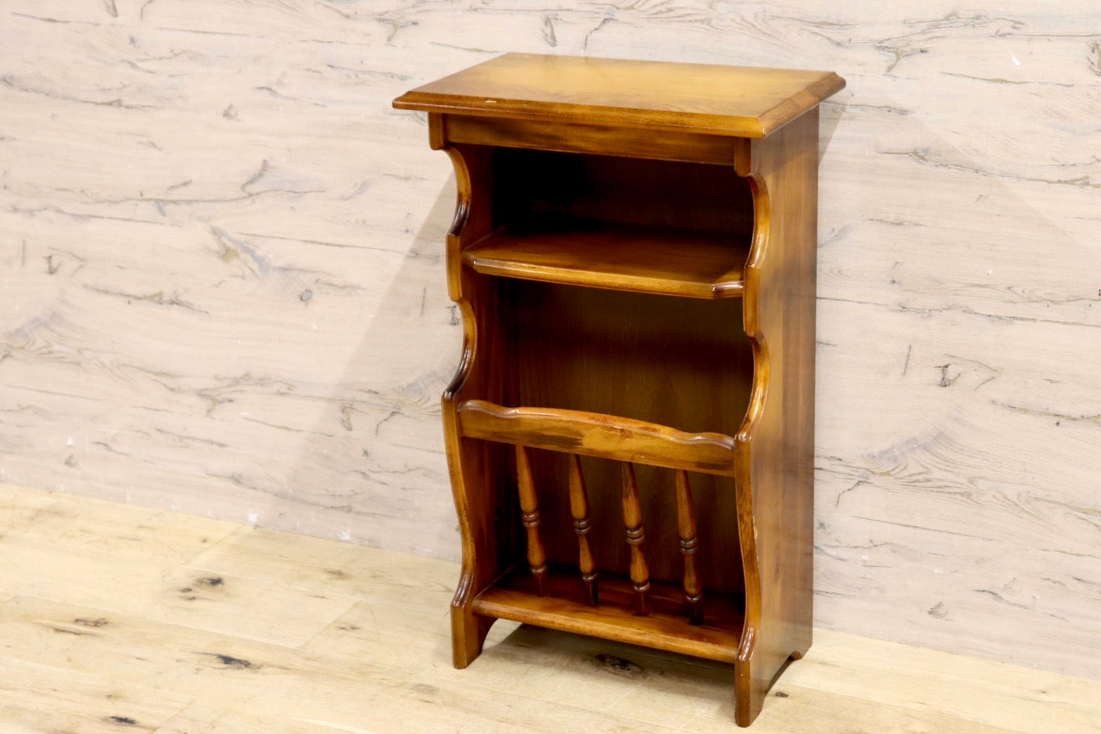 カリモク コロニアル 電話台 FAX台 飾り棚 花台 棚 ラック