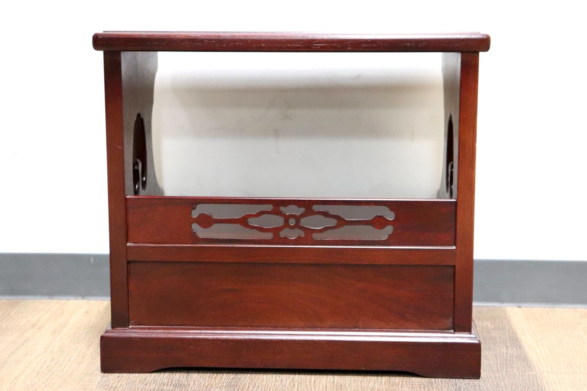 karimoku オールド カリモク コロニアル 電話台 花台 ※i4※ オールド