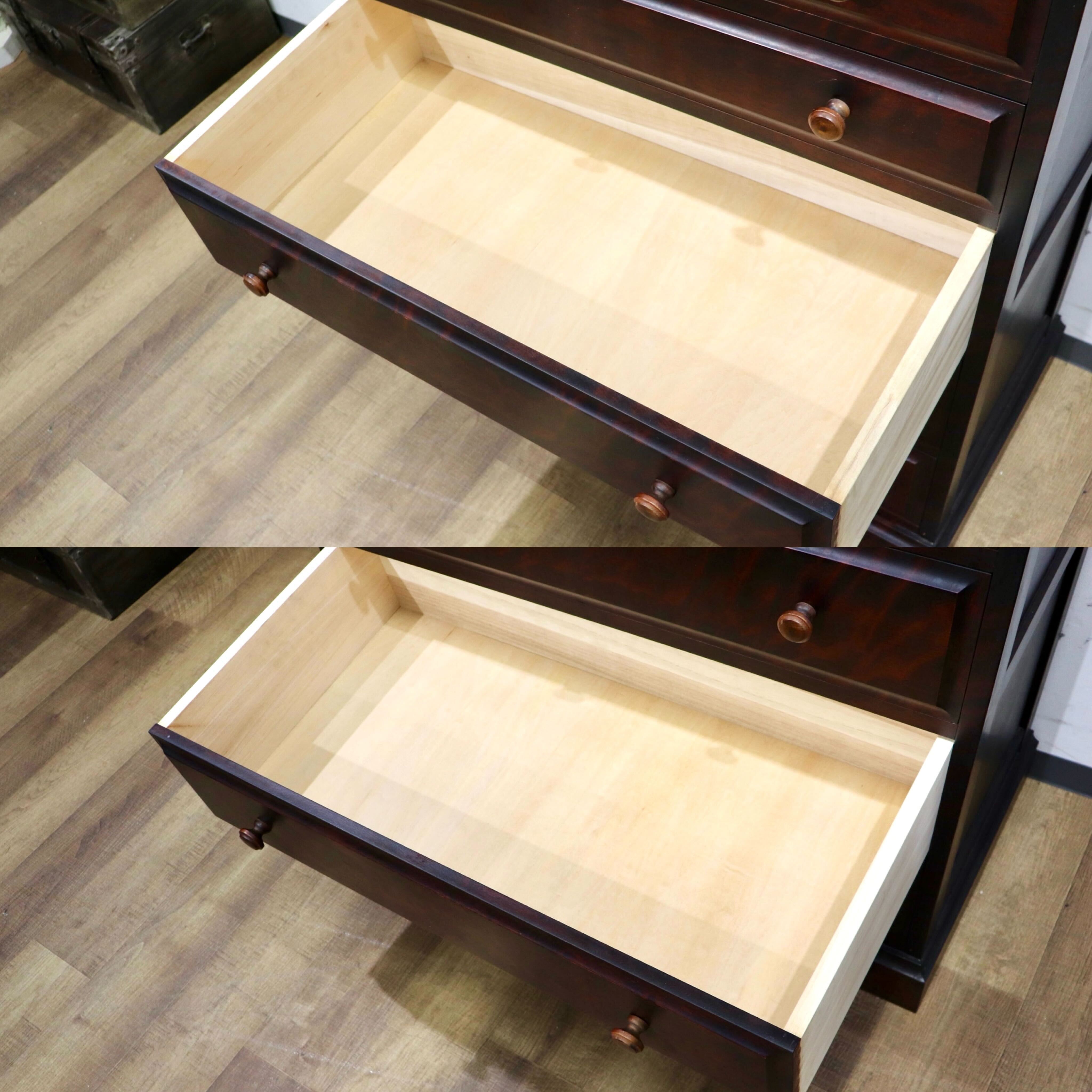 民芸箪笥 民芸家具 和箪笥 大きめ 収納 金属装飾 7段9杯