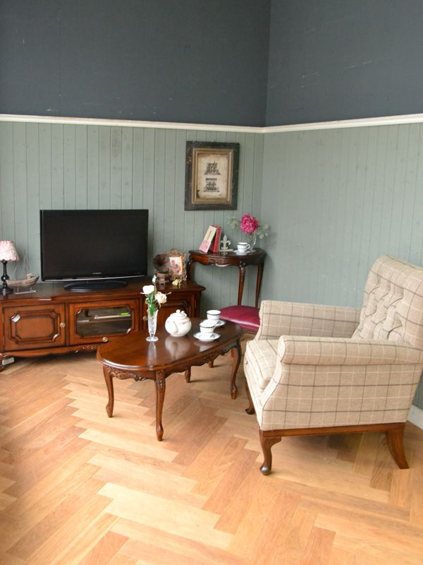 アンティーク風 コンソール テーブル(L)(y-114-f)｜アンティーク風