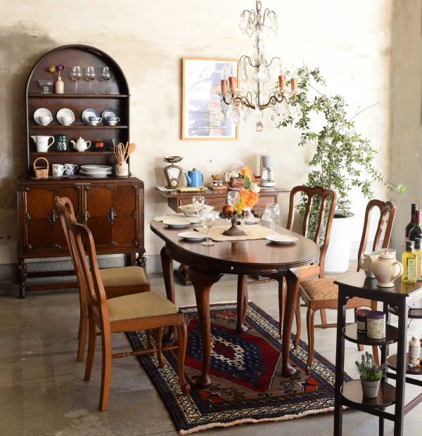 アンティーク風のガラス食器、おしゃれなガラスのコンポート(n2-079