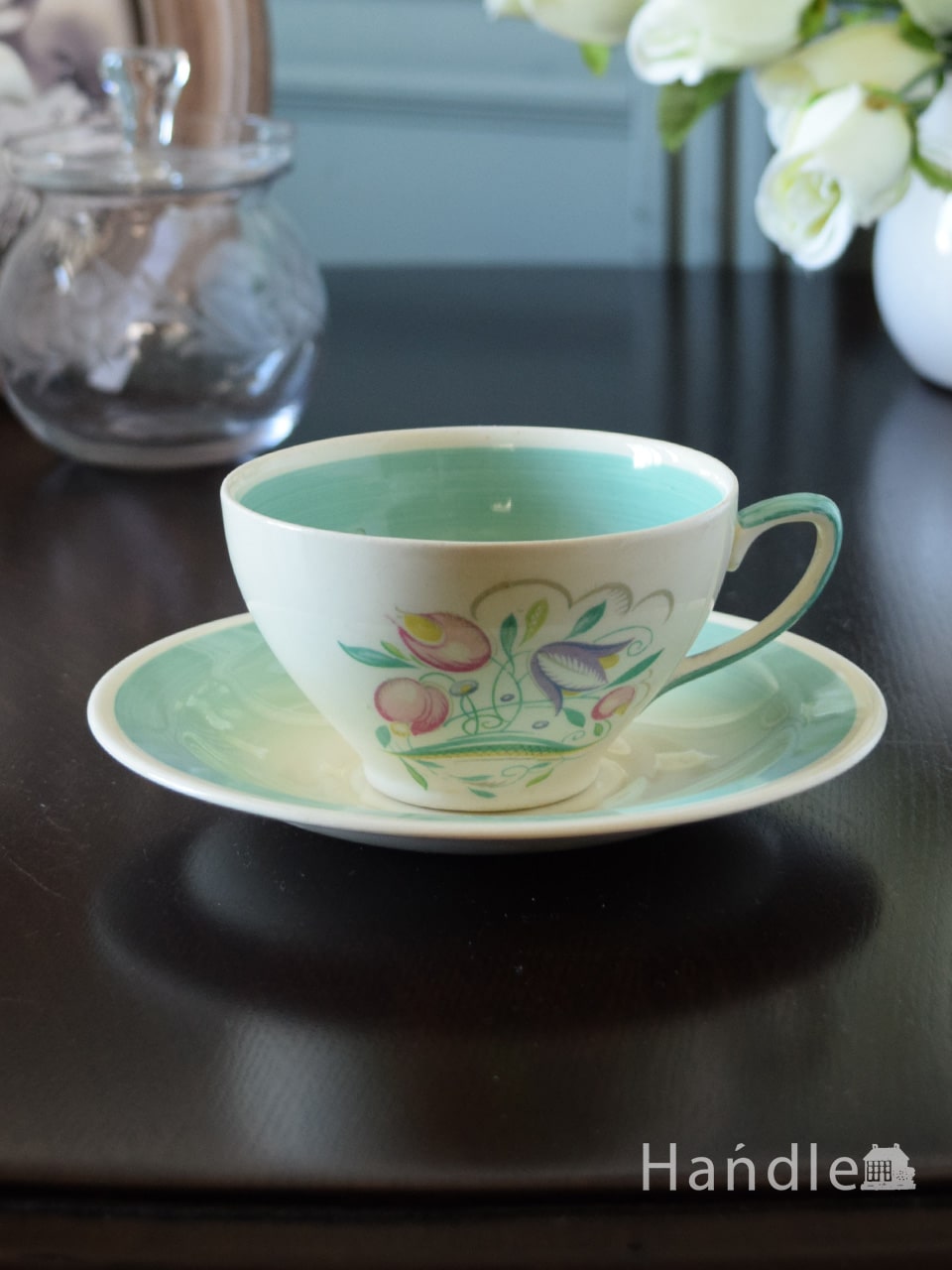 スージークーパー（Susie Cooper）のビンテージ食器、ドレスデン