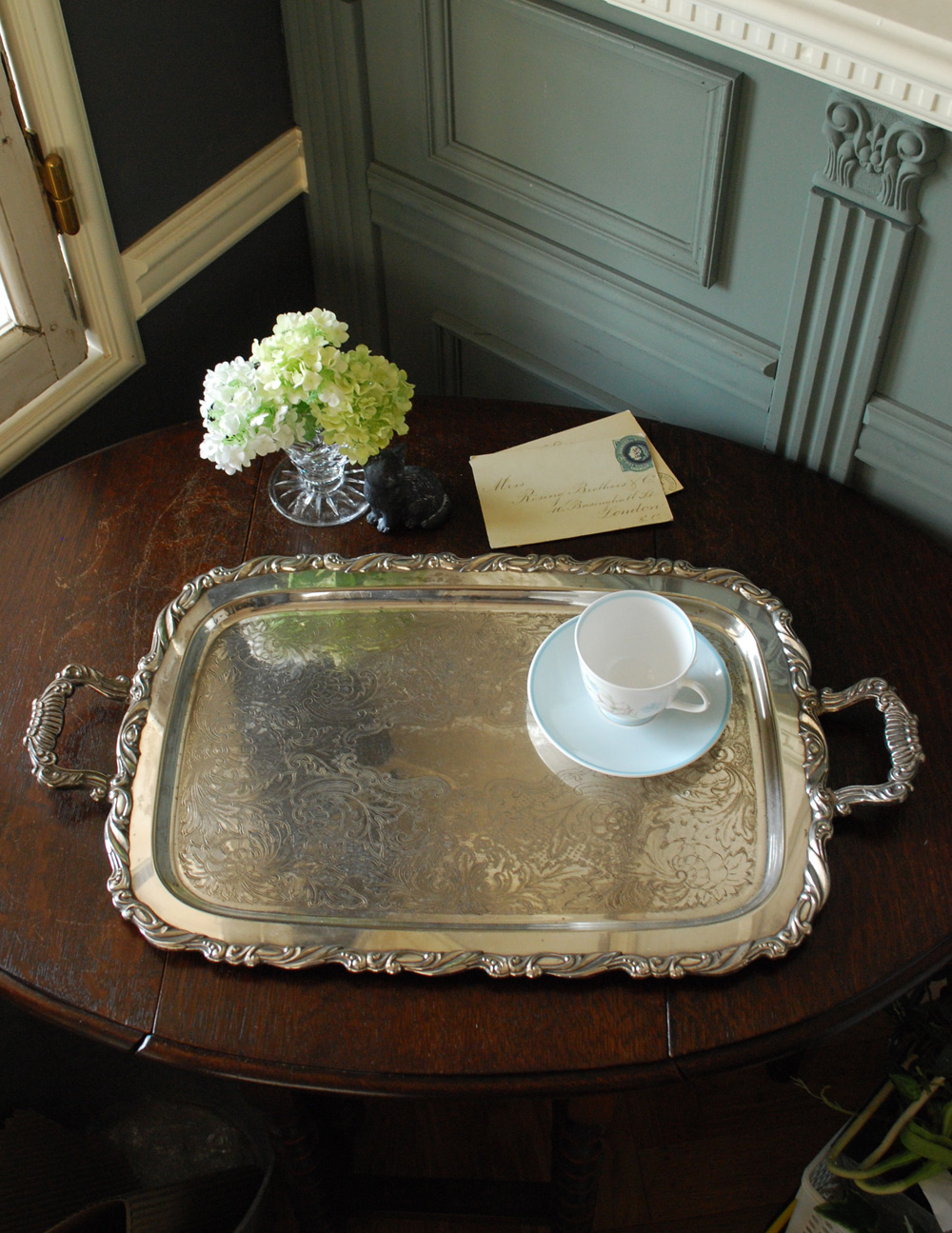 gorham シルバートレイ #お盆 アンティーク 昭和 レトロ ビンテージ