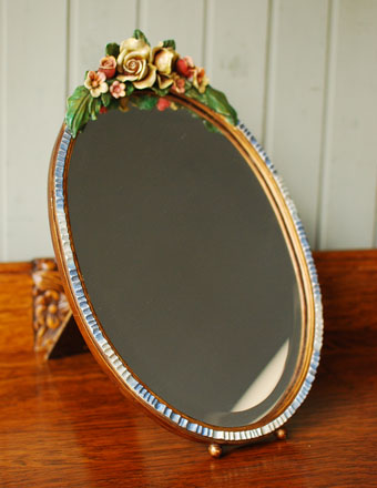 バーボラミラー(k-565-z)｜アンティーク雑貨