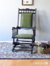 1940年代のアンティーク チェア(1Pソファ)(j-446-c)｜アンティーク