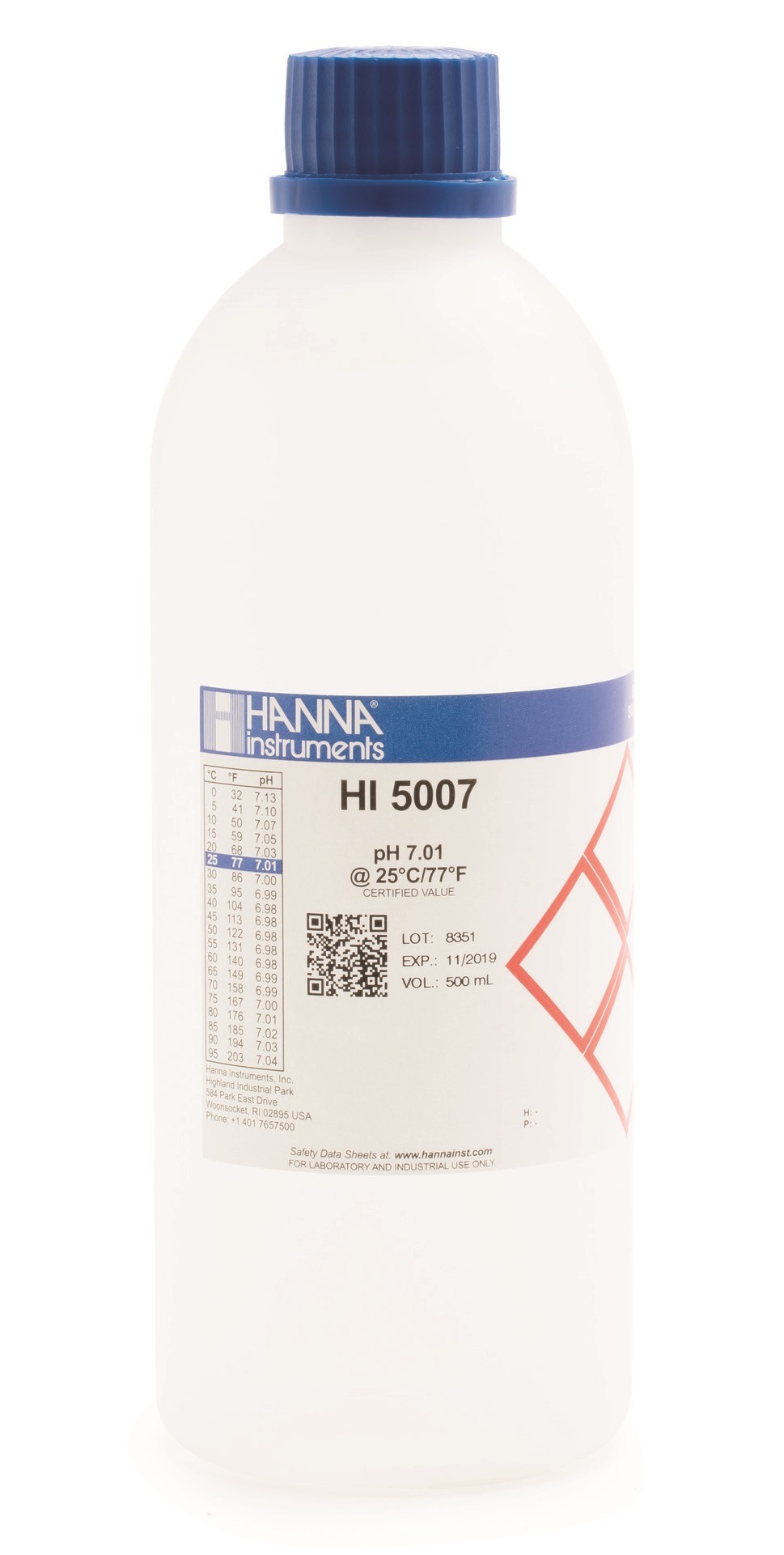 pH4.01標準液pH計/ハンナ インスツルメンツ・ジャパン株式会社