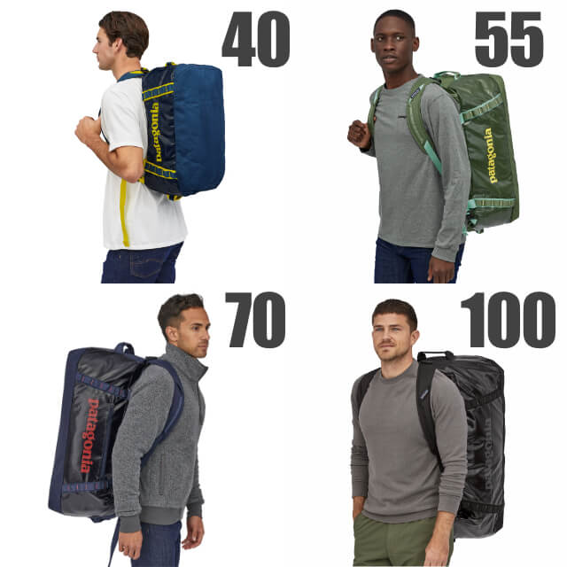 パタゴニア ブラックホール・ダッフル 70L】トレラン遠征や家族旅行に