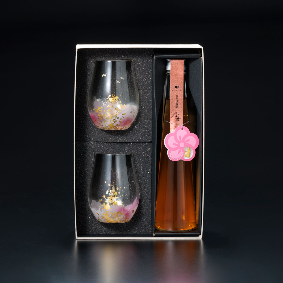 箔一 hakuichi 金箔 金沢箔 金沢 工芸品 金華梅酒と水彩タンブラーセット
