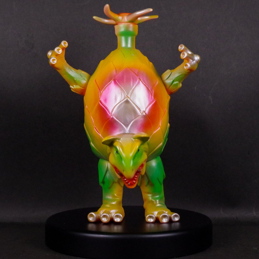 怪獣郷 ウルトラマンレオ アブソーバ 黄色成型/メタ緑彩色 怪獣郷