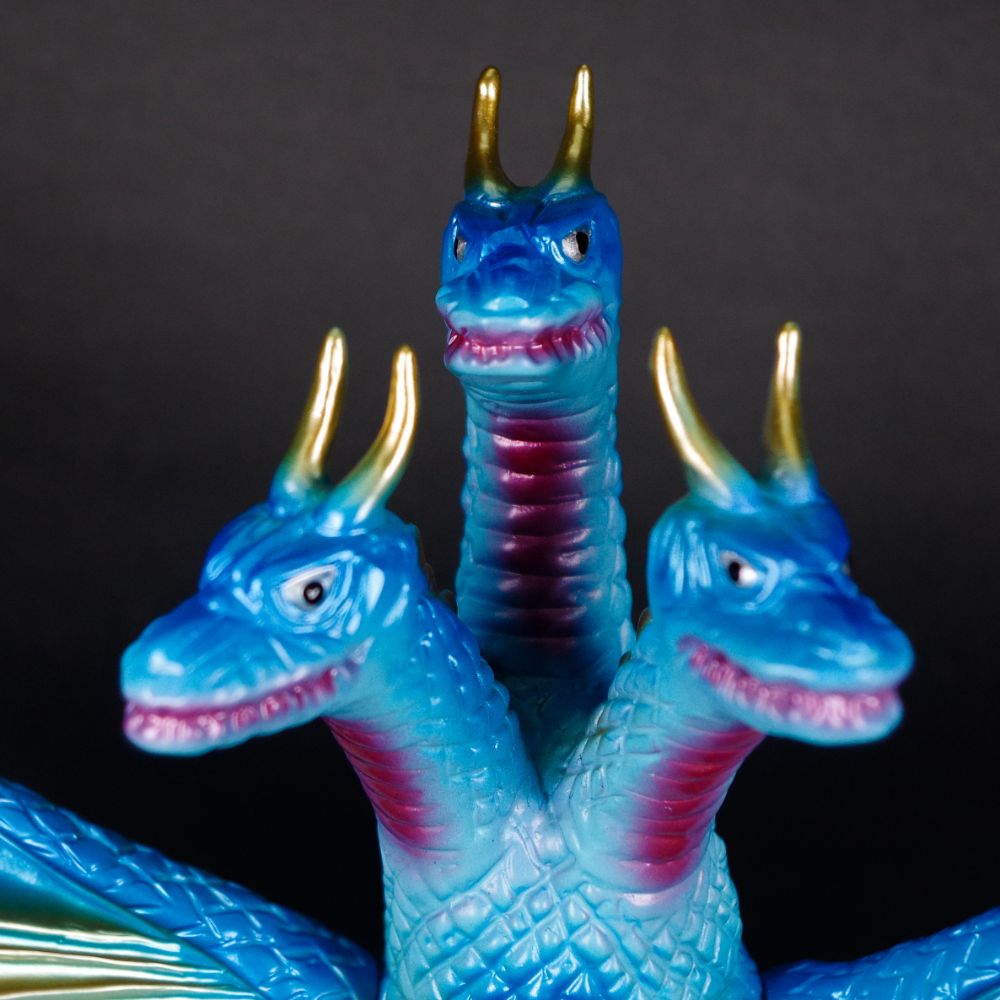 ブルマァク キングギドラ ブルー 2023/ゴジラ/ソフビ 開封 ブルマァク