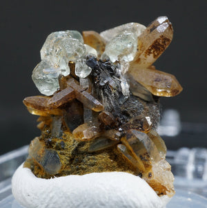 大分県 尾平鉱山産 フローライト・水晶|ハッピーギフト – 天然石