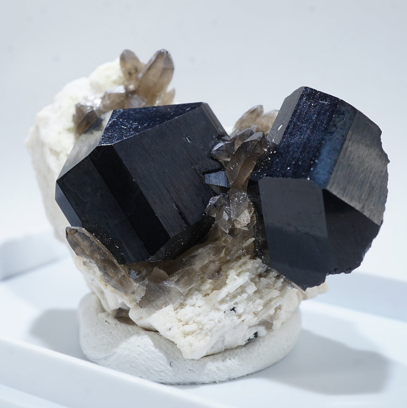 G*G様 トルマリン&スモーキークォーツ 原石 鉱物標本 天然石 703 G*G様