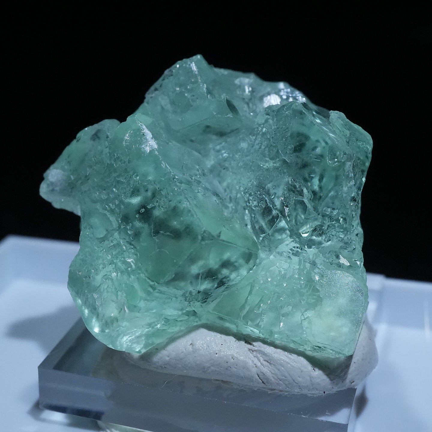 中国 湖南省 シャンファーリン産 グリーンフローライト – 天然石