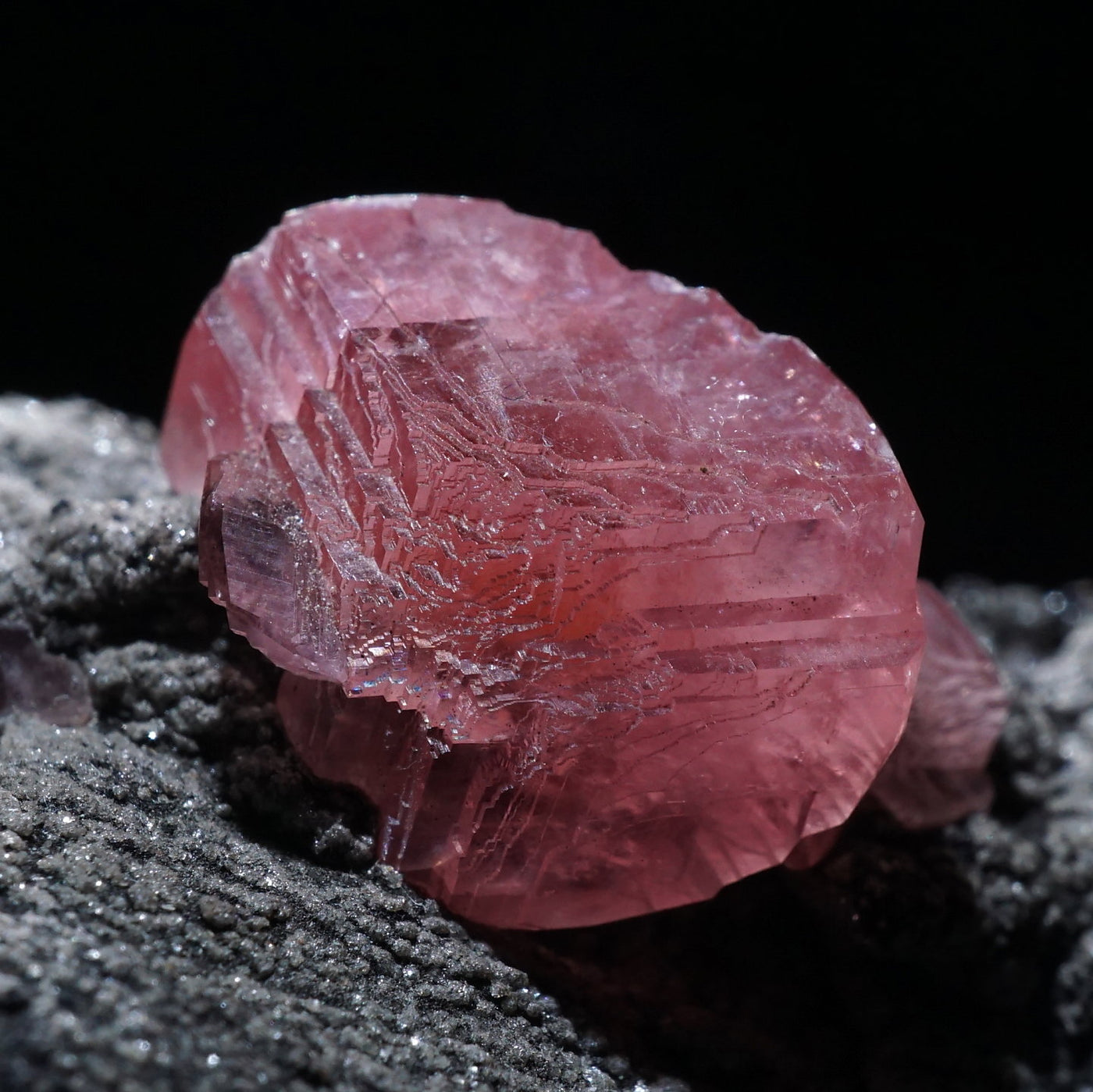 ロードクロサイト 母岩付き ペルー産 鉱石 鉱物 ミネラル 標本 原石