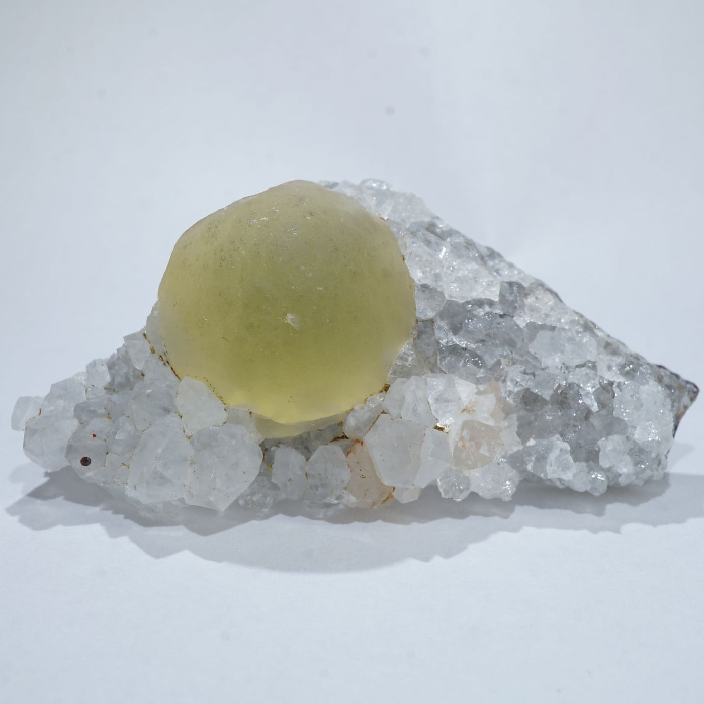 蛍光》インド産 丸型フローライト・水晶 – 天然石ハッピーギフト