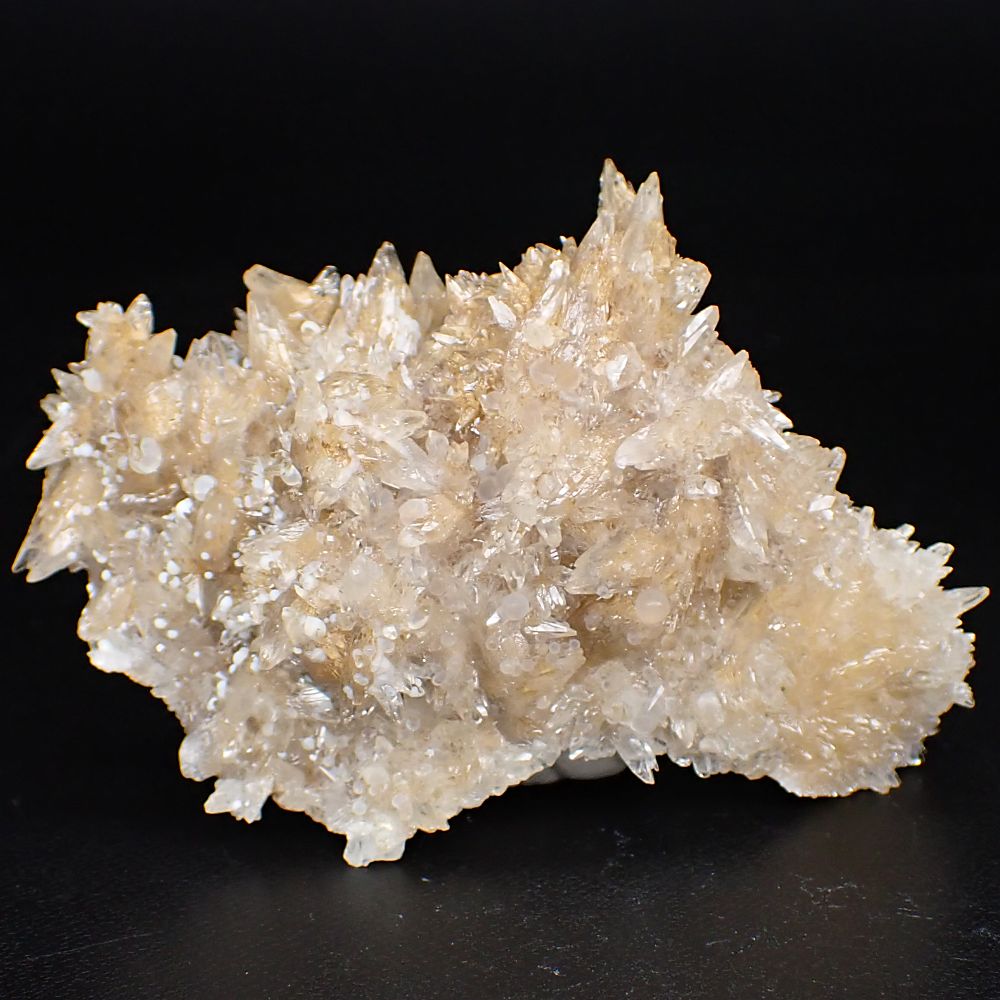 中国貴州省産 雪玉蛍光鉱物付きカルサイト・フローライト 約114g