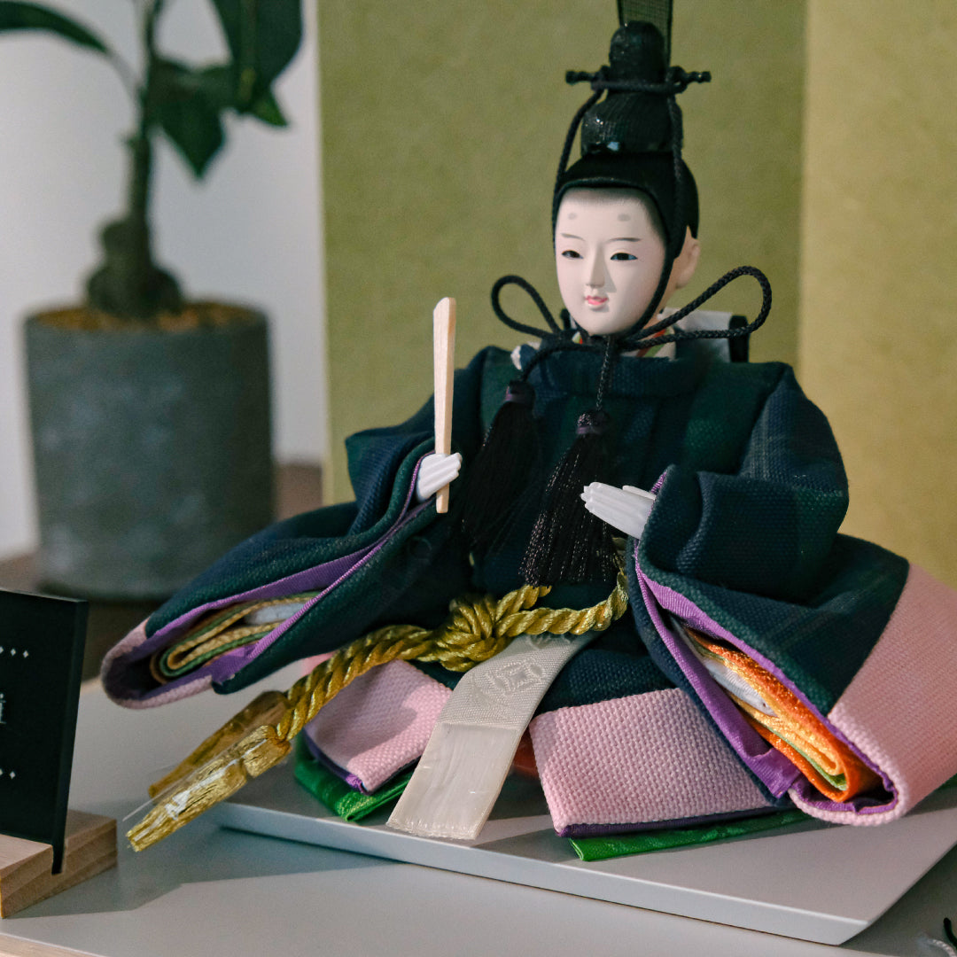 KIMONO雛 Plaid Style（プレイド・スタイル） 親王飾り 帆布雛 – 晴れ