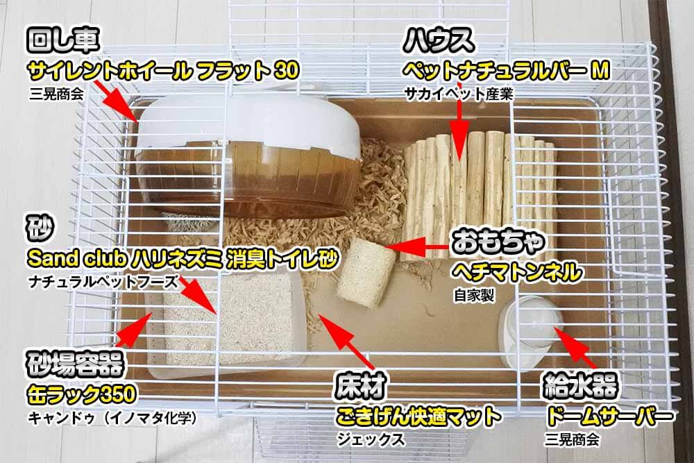 ハリネズミ飼育 スターターセット ケージ、回し車、暖房