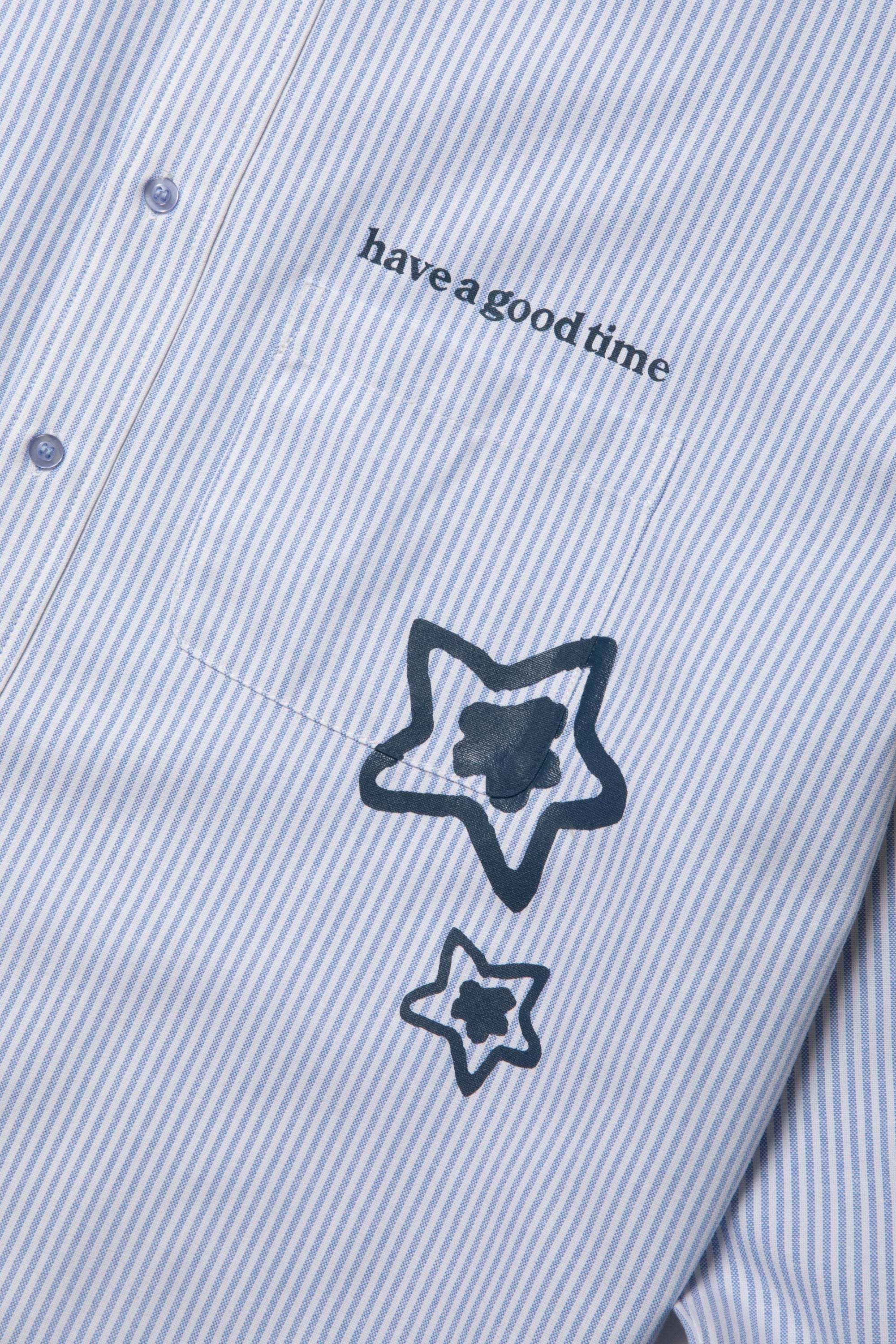 STAR TEAM x have a good time OXFORD SHIRT BLUE