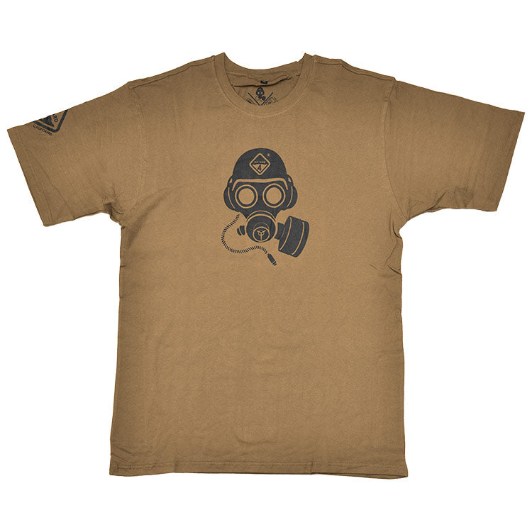 Special Forces Gas Mask Cotton T-Shirt: Graphic Tee by Hazard 4