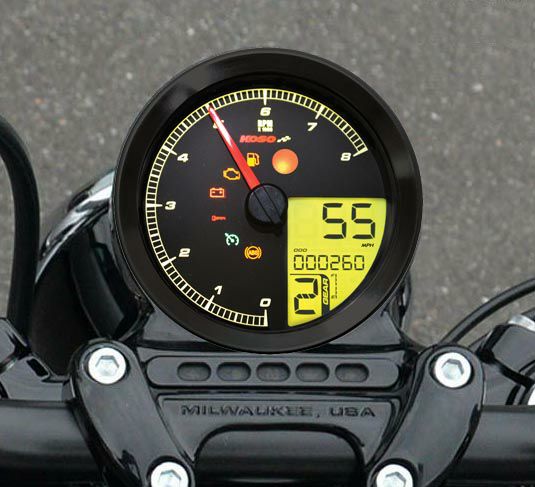 SALE】KOSO LCDカラーチェンジ D2 マルチファンクション スピード/タコ