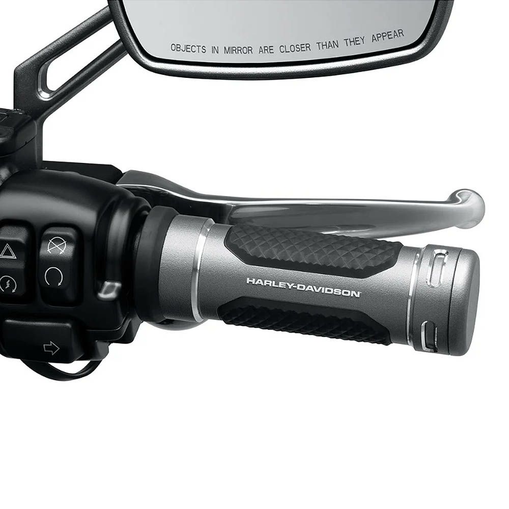 ハーレー スポタン メタリックグレー ハンドル グリップ付き ハーレー