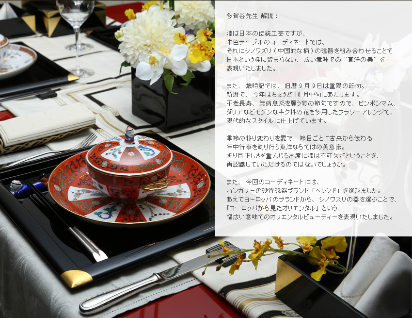 代官山テーブルコーディネート vol.1】 | 漆器 山田平安堂 WEB本店