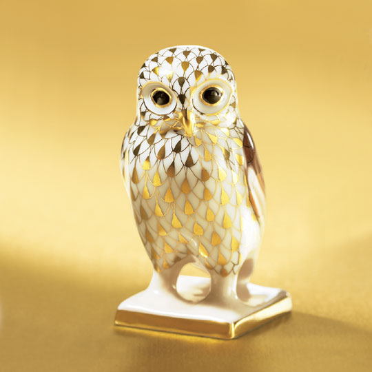 ヘレンドオウル世界のフクロウ箱ギリシャコリント
