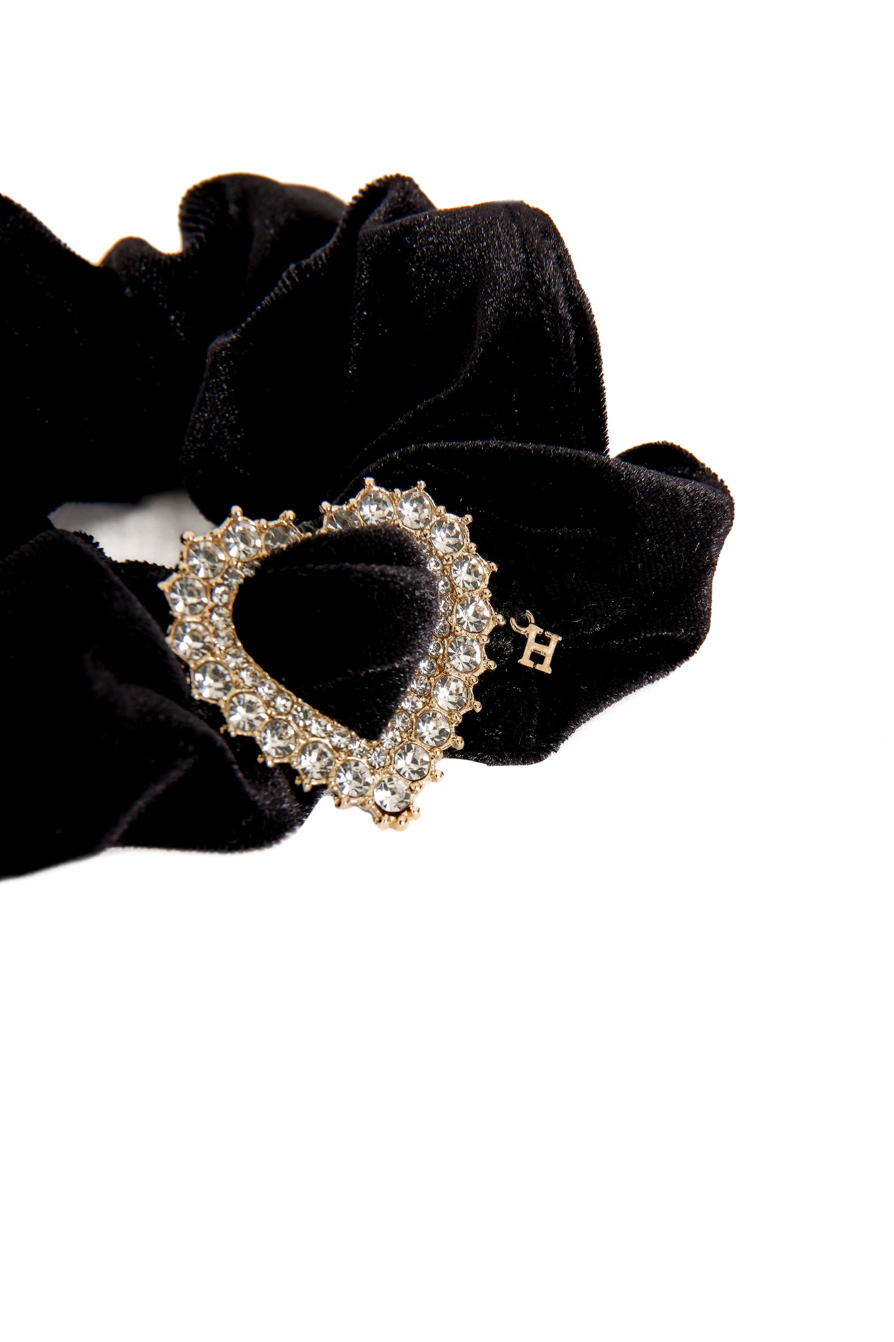 ヘアアクセサリー Herlipto Crystal Velour Ribbon Headband Crystal