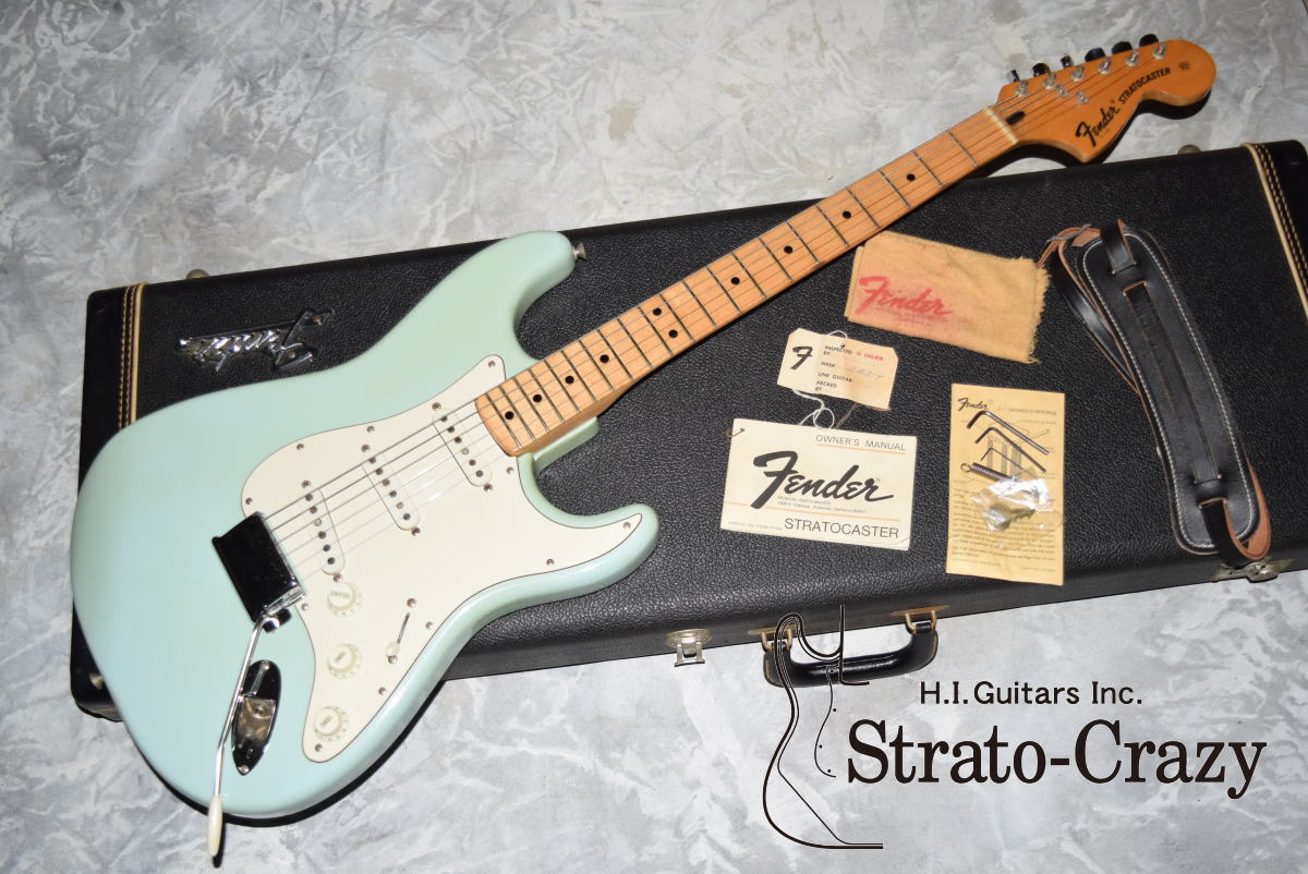 ギター FenderHybridII Stratocaster GunlBlue ギター FenderHybridII