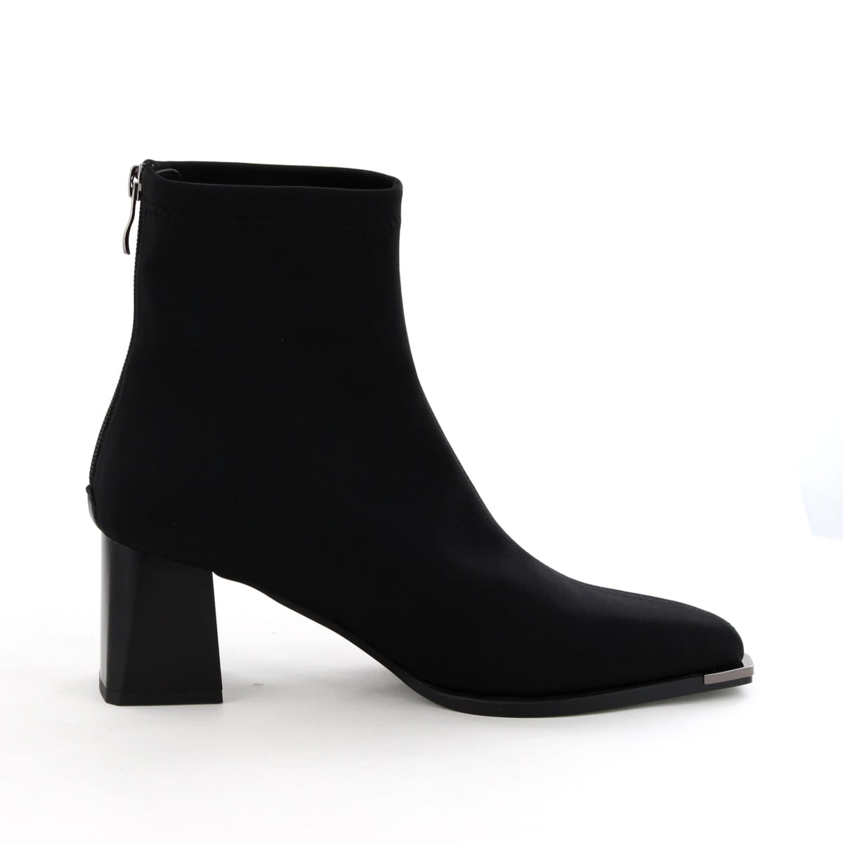 再値下げ】メタルアクセントチャンキーヒールブーツ/554410