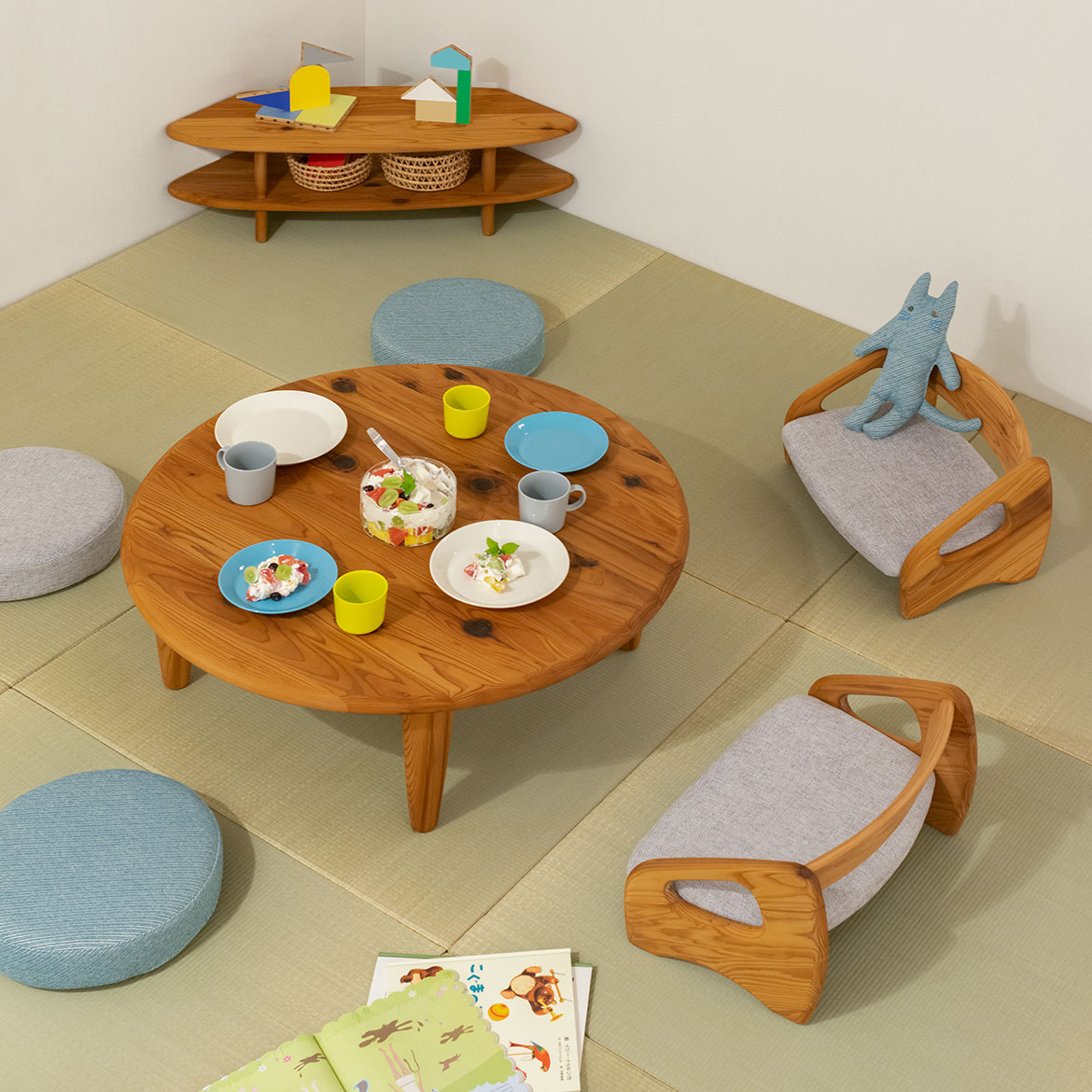 杉座 フロアテーブル（円形） | 飛騨産業株式会社【公式】 | 飛騨の