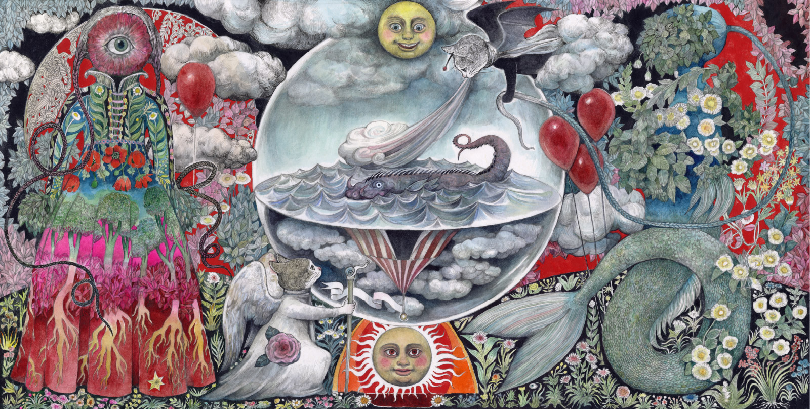 複製原画ヒグチユウコ ギュスターヴくん