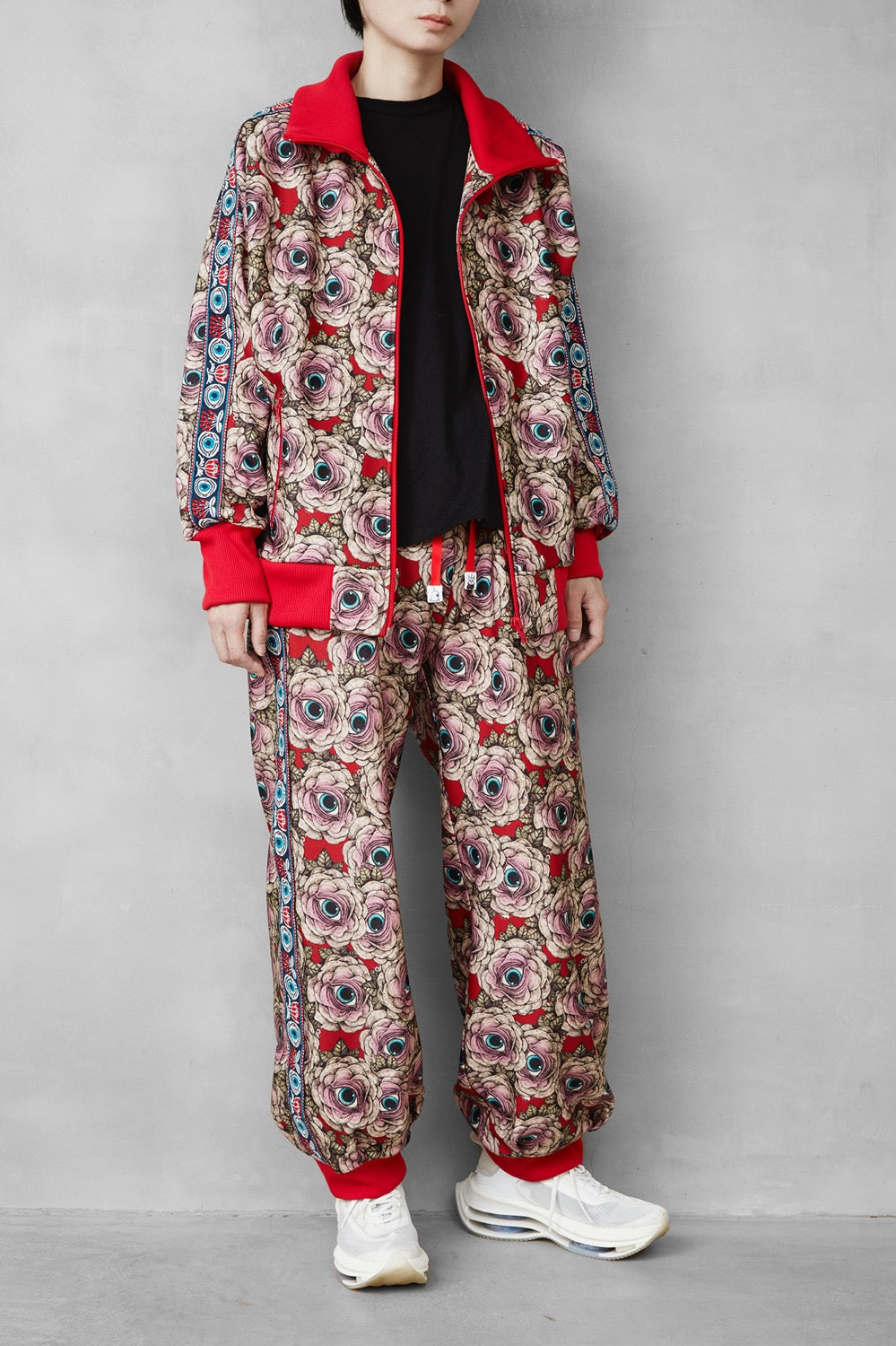 眼花ジャージ アラジンパンツ RED – ボリス雑貨店