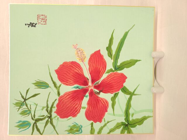 HMZ362散華 布施の組徳力富吉郎色紙欠品アリ保管品 送料無料