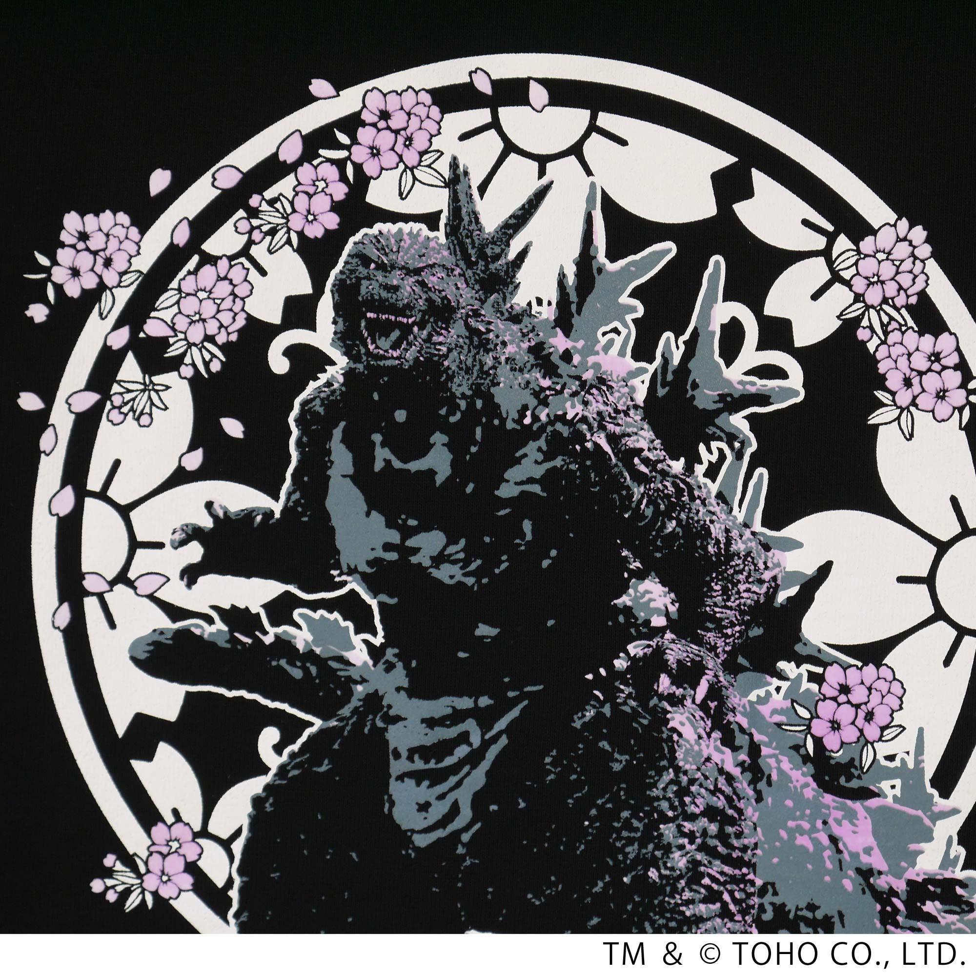 ゴジラ 火消魂 桜UV 半纏 | Godzilla HiKESHi SPiRiT Sakura UV Hanten