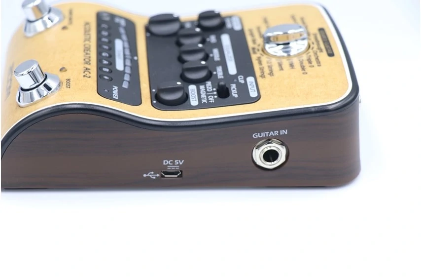 ZOOM AC-2 ACOUSTIC CREATORをレビュー。コンパクトで多機能なアコギ用