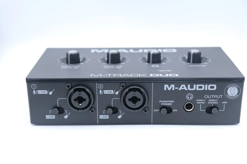 M-AUDIO M-Track DUOをレビュー。6,000円程度で入出力端子豊富なコスパ