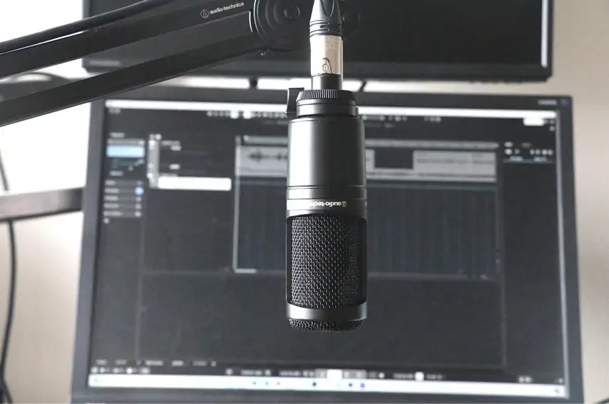 audio technica AT2020をレビュー。1万円の人気コンデンサーマイク