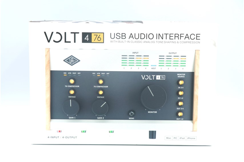 Universal Audio Volt 476をレビュー。アナログコンプレッサー搭載の4