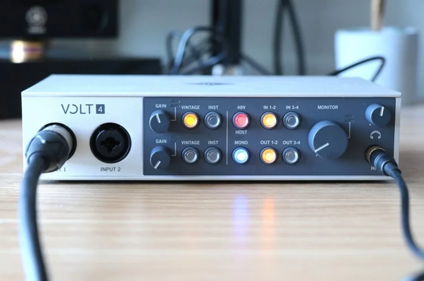 Universal Audio Volt 4をレビュー。ビンテージマイク・プリアンプ