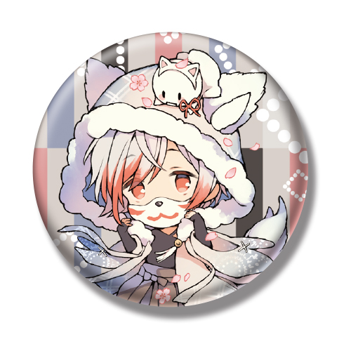 サイン有】まふまふ 缶バッジ アルファベット a サイン有】まふまふ 缶